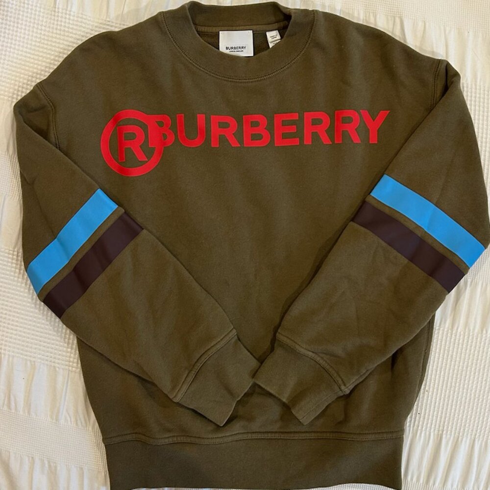 Burberry Kids Unisex Sweatshirt Size 12 Like New!